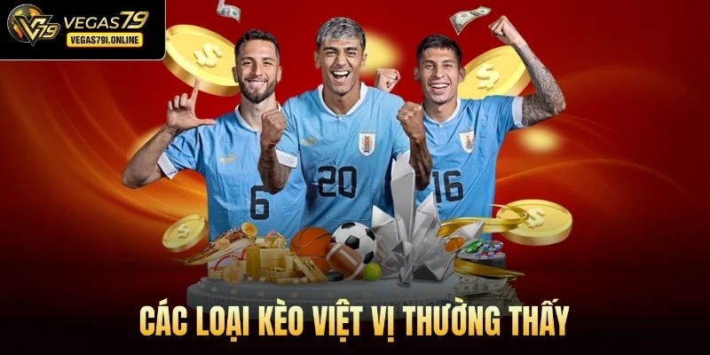 Các loại kèo việt vị thường thấy